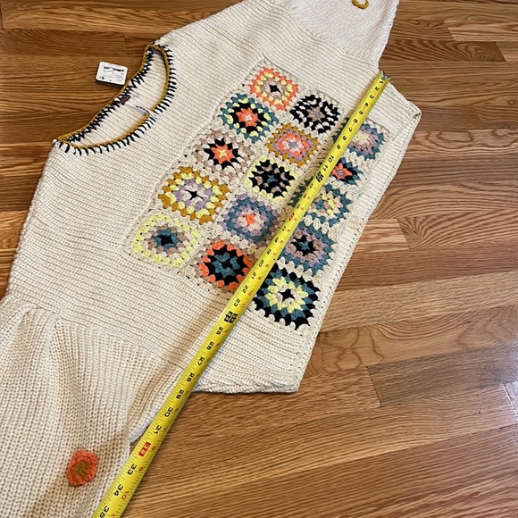 Free People Dahlia Crochet Pullover Size Medium NWT - Picture 11 of 17